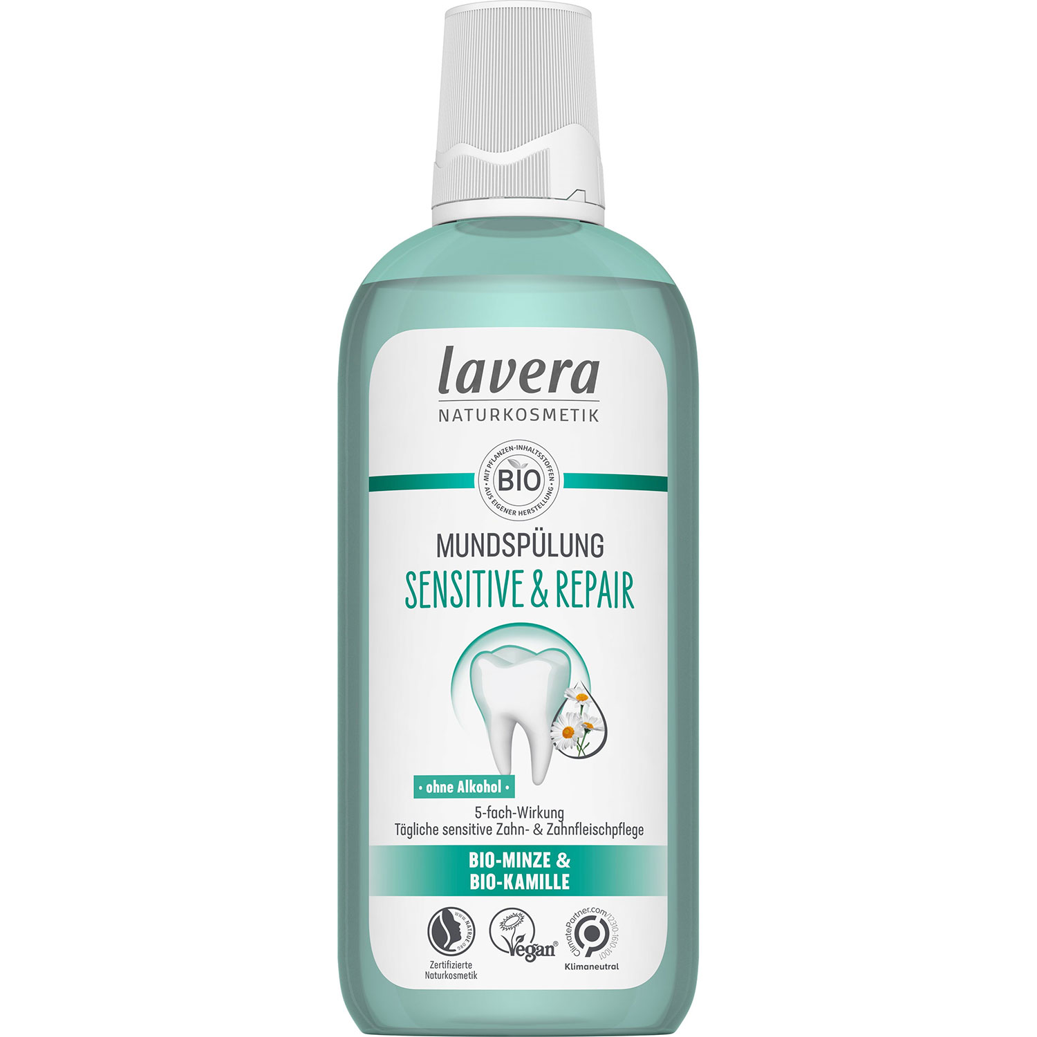 Natürliches Mundwasser LAVERA Sensitive & Repair 400 ml