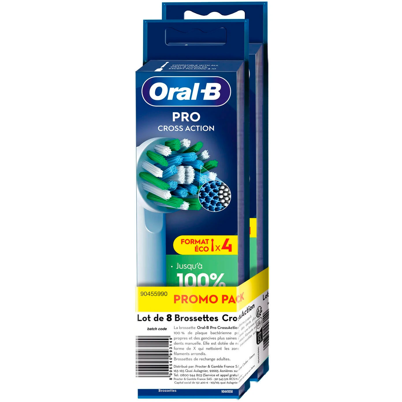 Oral-B PRO CrossAction Bürstenköpfe 8 Stk.