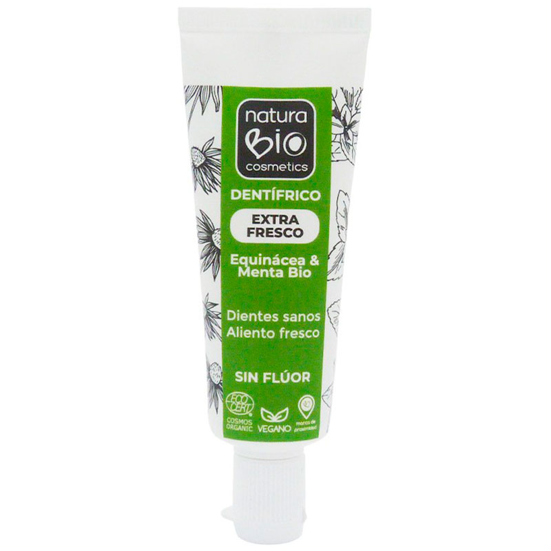 Økologisk Echinacea Tandpasta Naturabio Extra Fresh Toothpaste 25ml