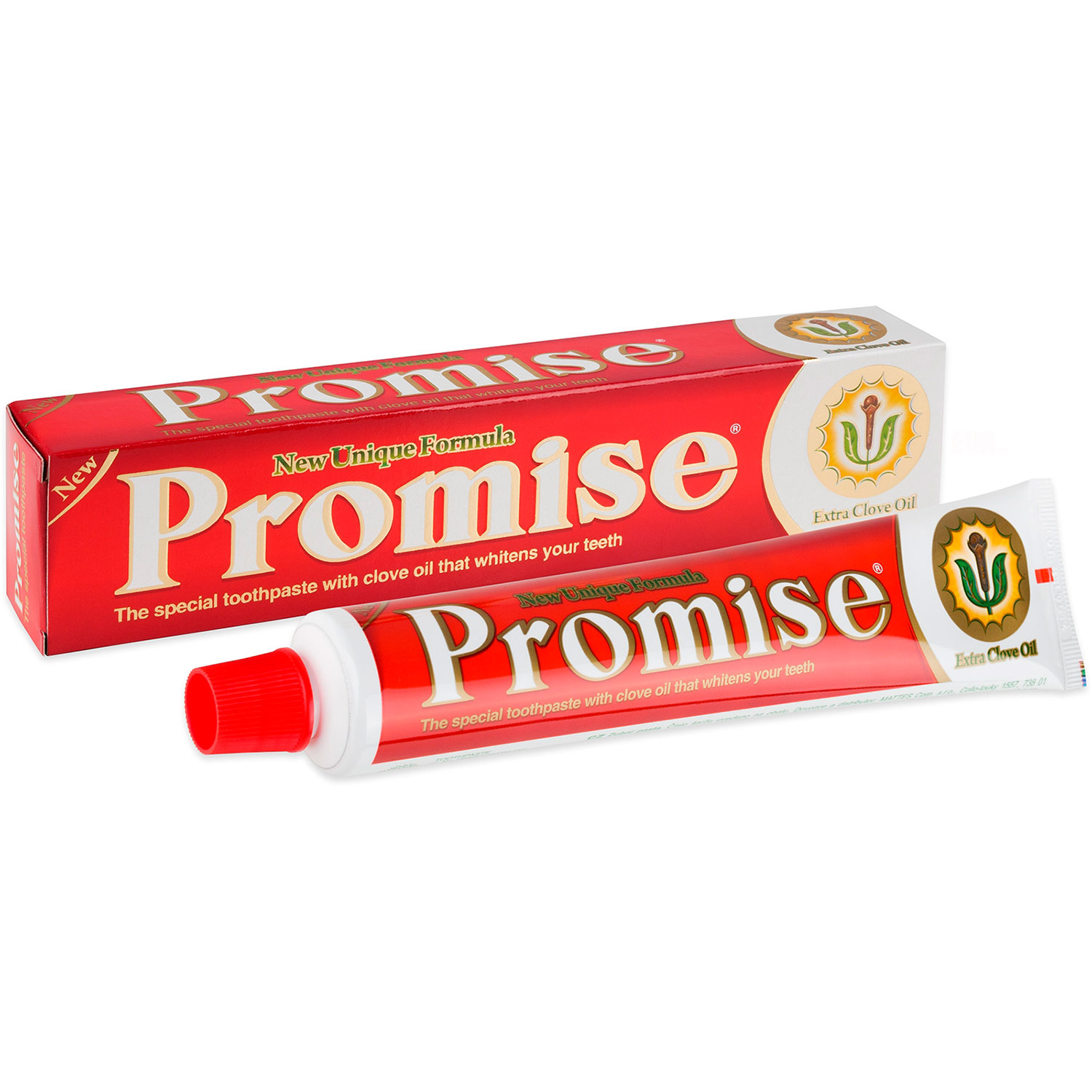 Clove Oil Tandpasta DABUR Promise Fluoride & Mint 100 ml.