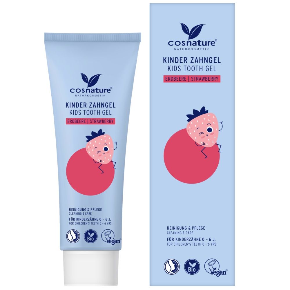 Økologisk Børnetandpasta Gel COSNATURE Kids Strawberry 75 ml
