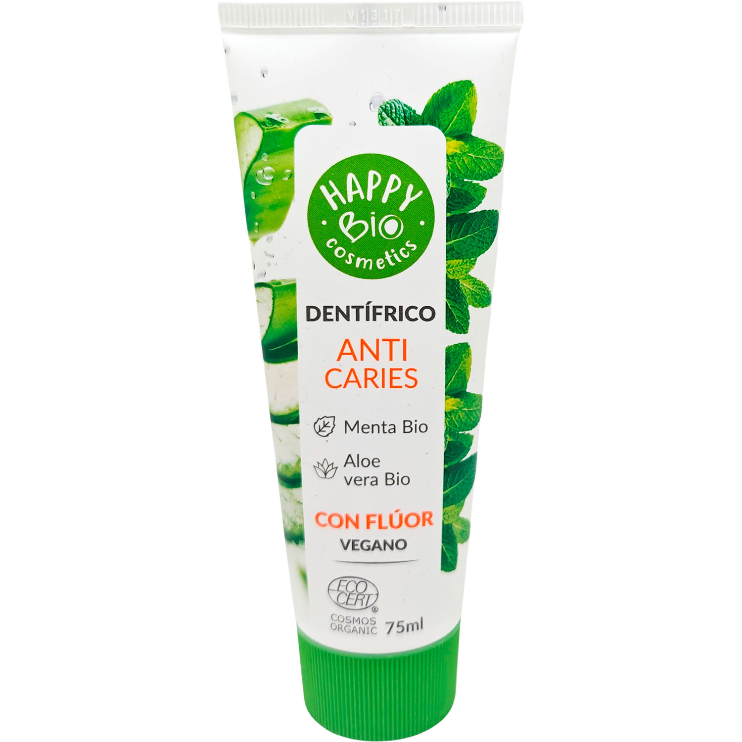 Ökologische Fluor Zahnpasta HAPPY BIO Anticaries 75 ml.