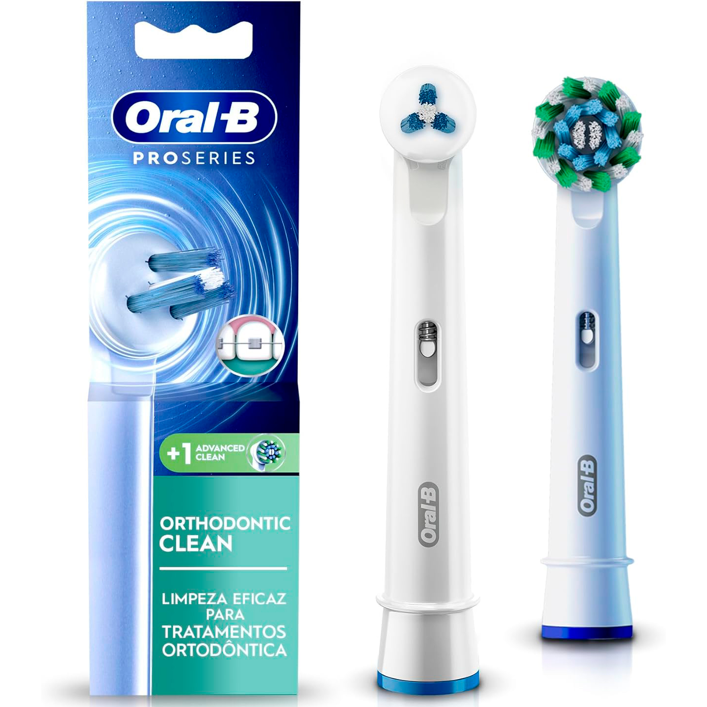 Oral-B ProSeries Orthodontic Clean 2 Stk. Bürstenköpfe InterSpace + CrossAction