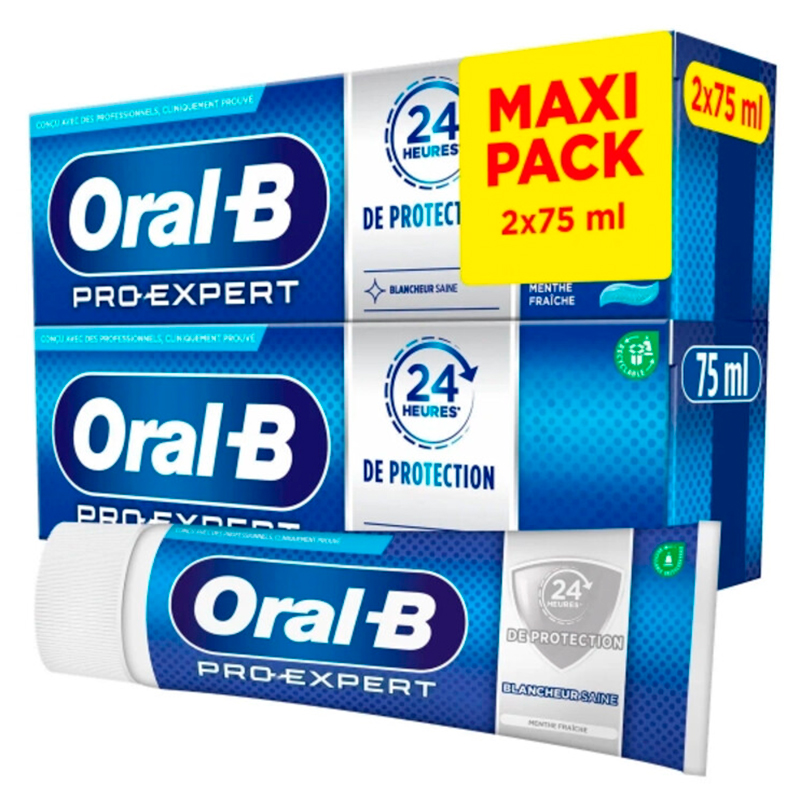 ORAL-B Pro-Expert Whitening Zahnpasta 2 x 75 ml. Healthy White