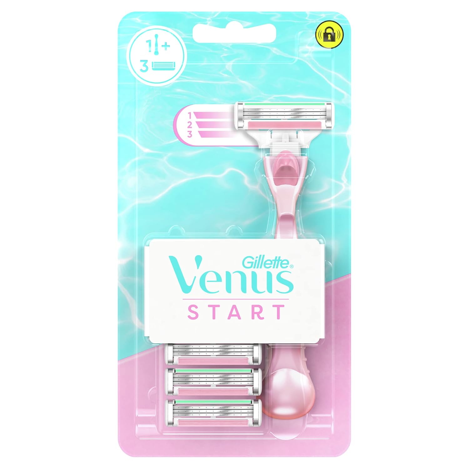 GILLETTE Venus Rasierer Starterset inkl. 3 Klingen