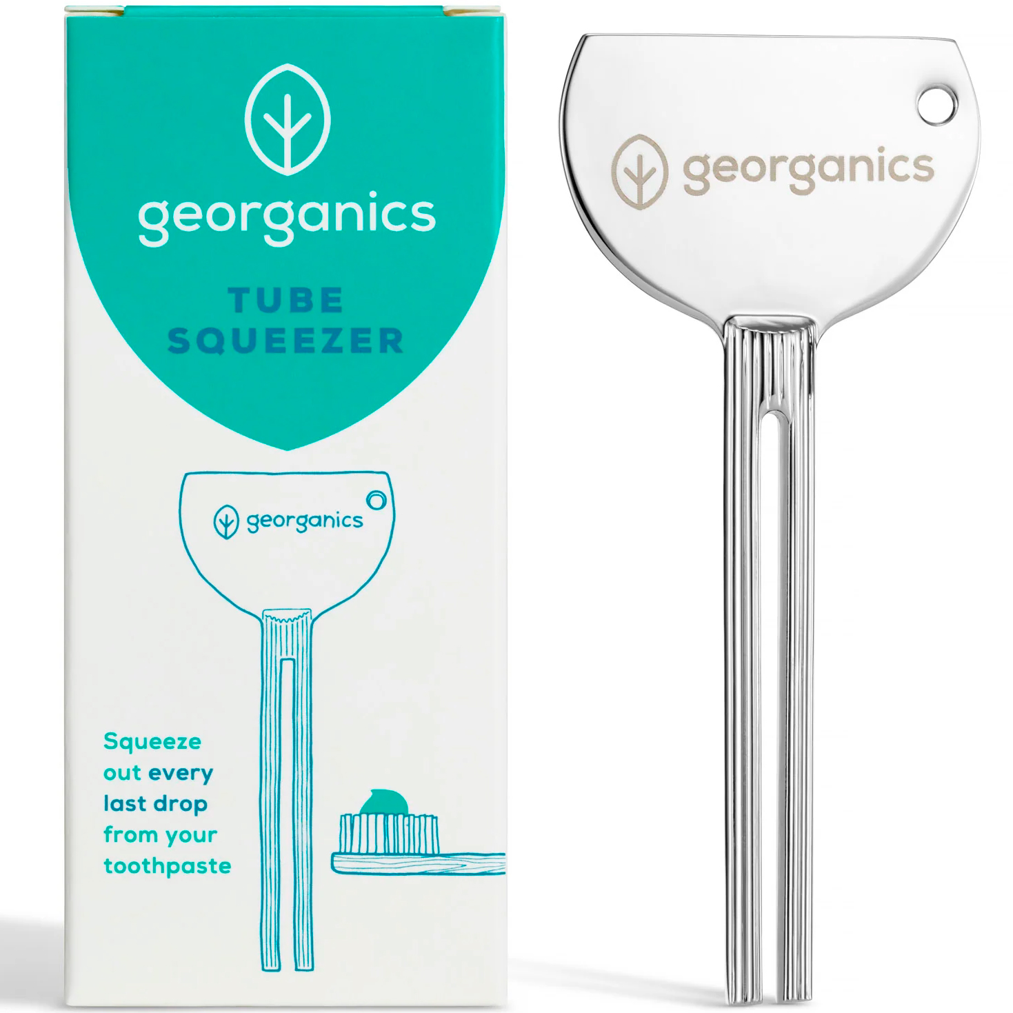 Tubepresser GEORGANICS Rustfri Stål Tubeklemme