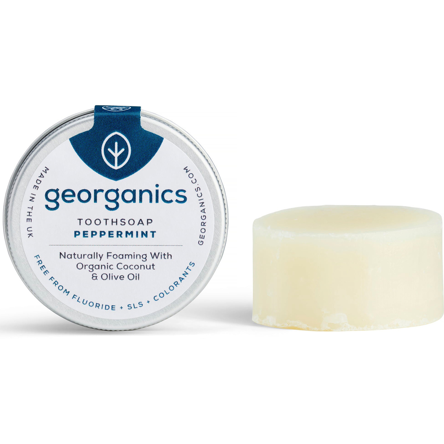 Naturlig Tandpasta GEORGANICS Toothsoap Olive Oil & Cocoa Butter 30 ml