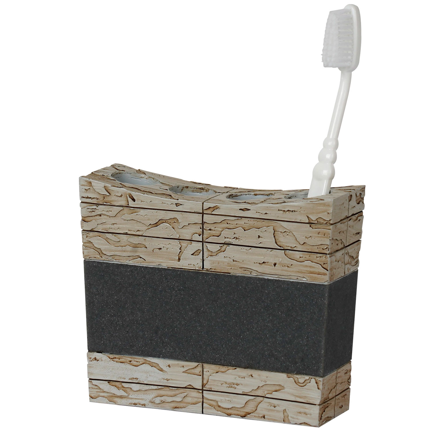 Zahnbürstenhalter Nu Steel Rustic Stonedust & Cement