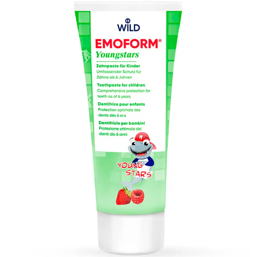 Xylitol Kinderzahnpasta EMOFORM Youngstars Red Berries 75ml