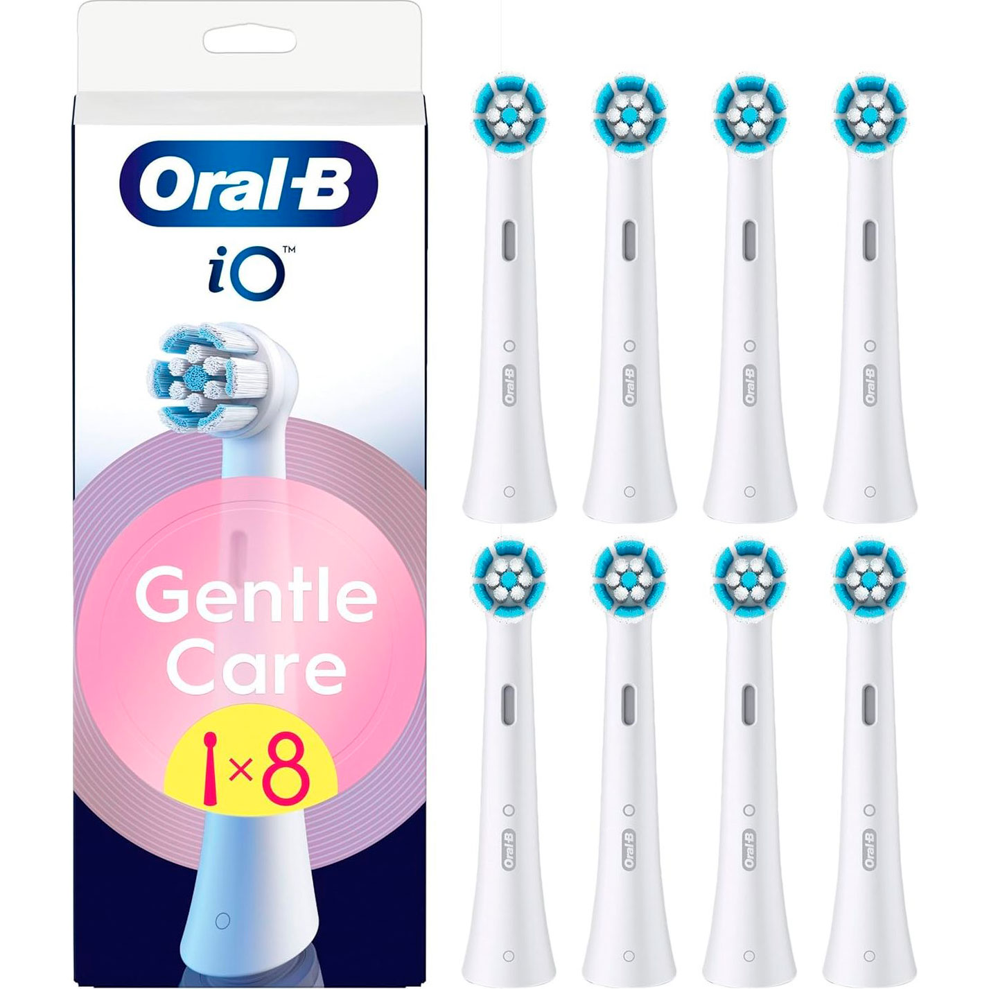 Oral-B iO Sensitive Børstehoveder 8 stk. Gentle Care
