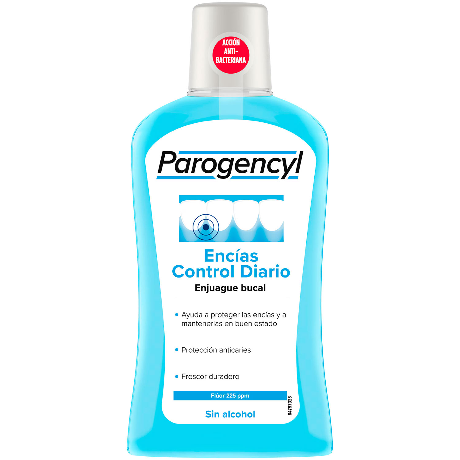 Vitamin E Mundspülung PAROGENCYL Control Alkoholfrei 500 ml