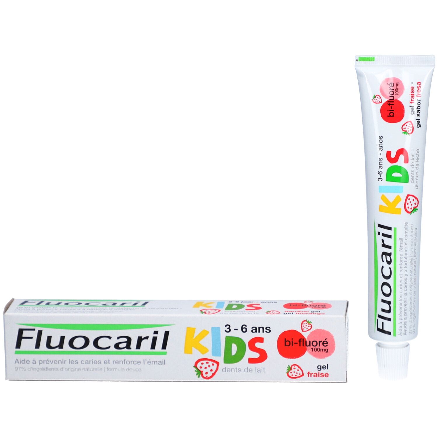 Kinderzahnpasta FLUOCARIL Kids Strawberry 75 ml