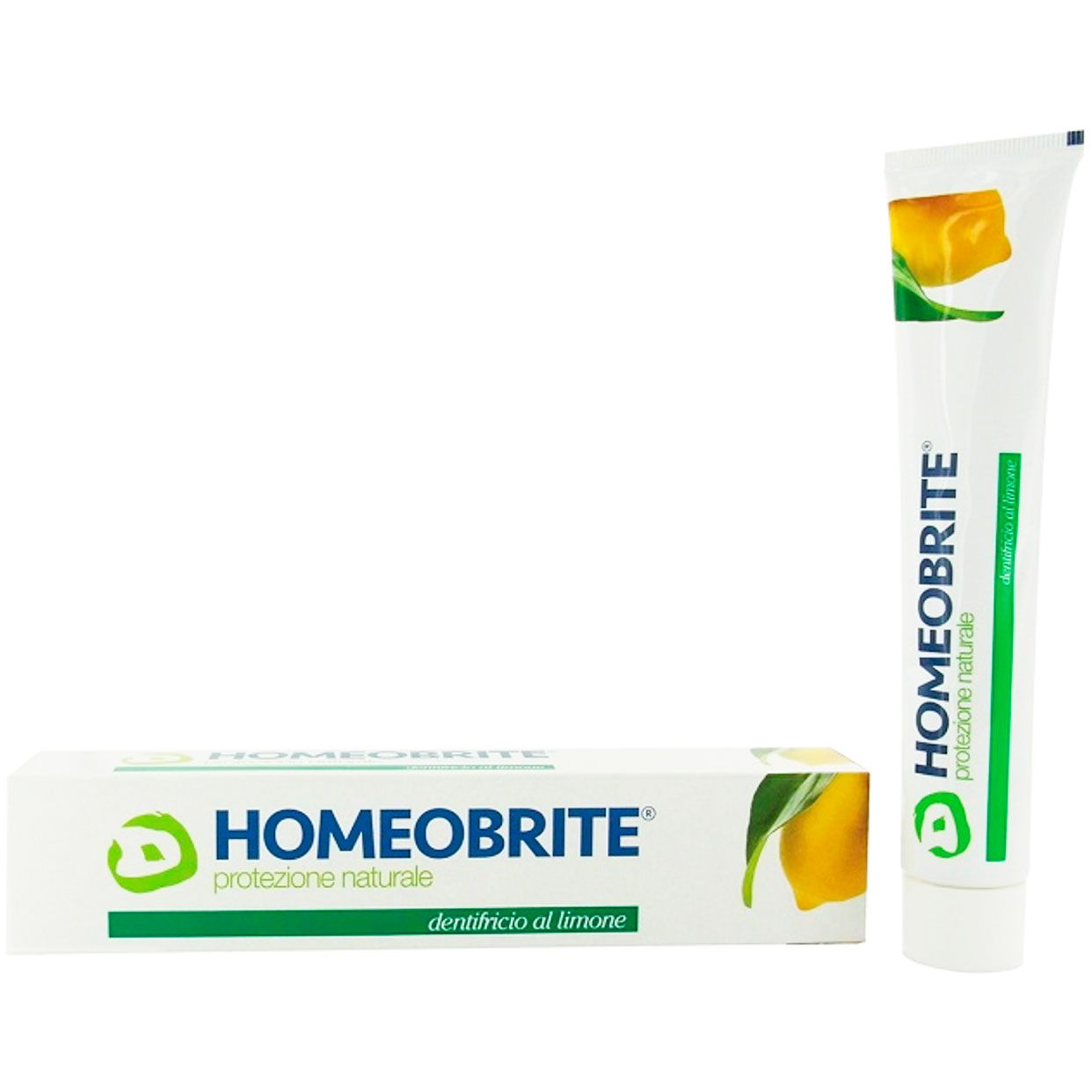 Natürliche Xylitol Zahnpasta HOMEOBRITE Lemon & Calendula 75 ml