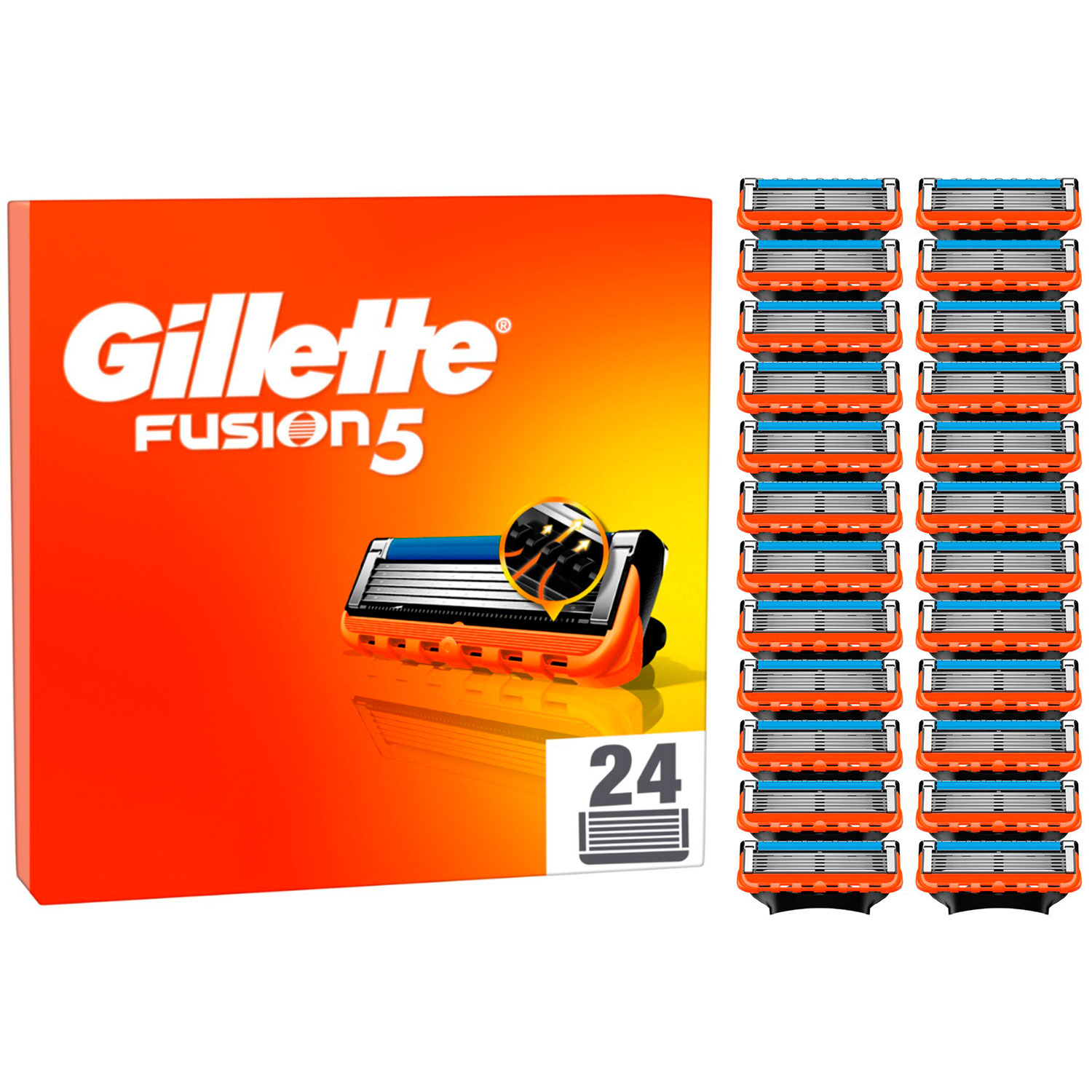 GILLETTE Fusion5 Barberblade 24 stk.