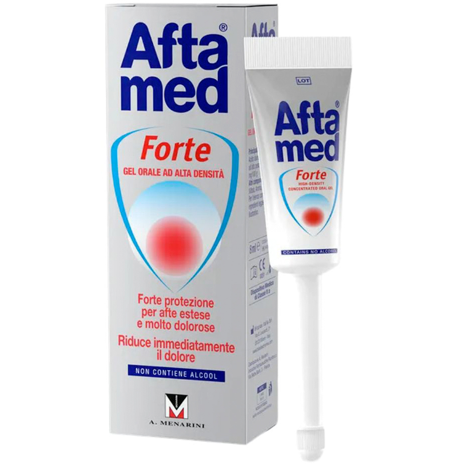 Linderung + Schutz gegen Mundgeschwüre AFTAMED Scudo Xylitol Gel 8 ml.