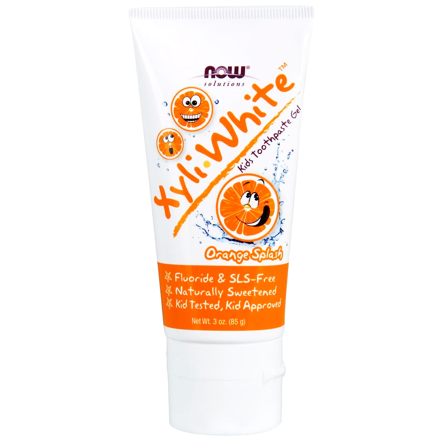 Xylitol Børnetandpasta Gel XYLIWHITE Orange Splash 85g