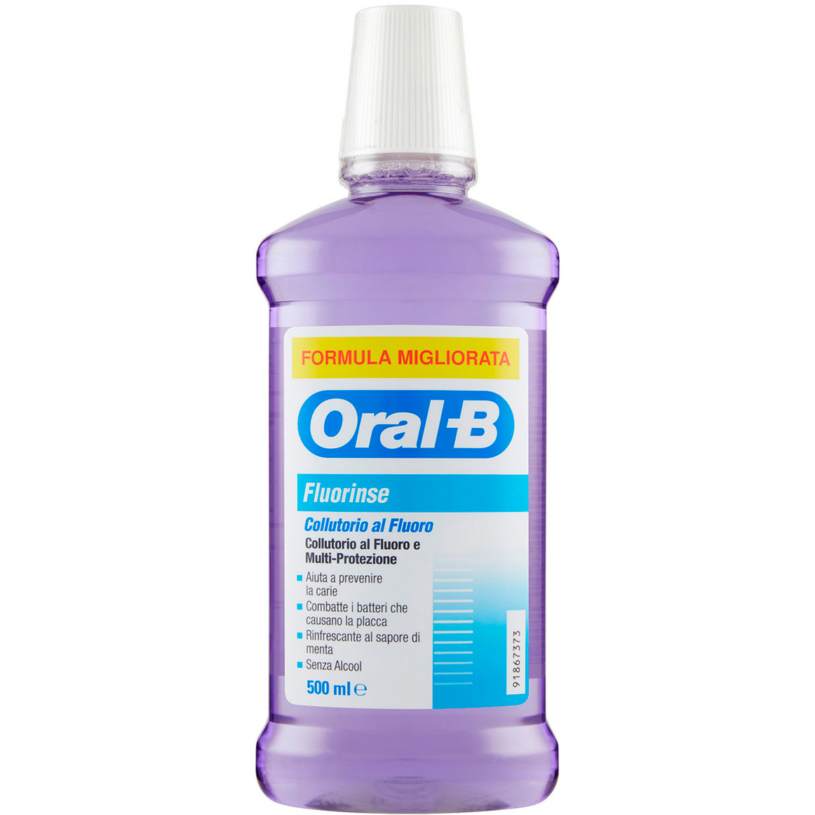 ORAL-B Fluorinse Mundspülung Alkoholfrei 500 ml.