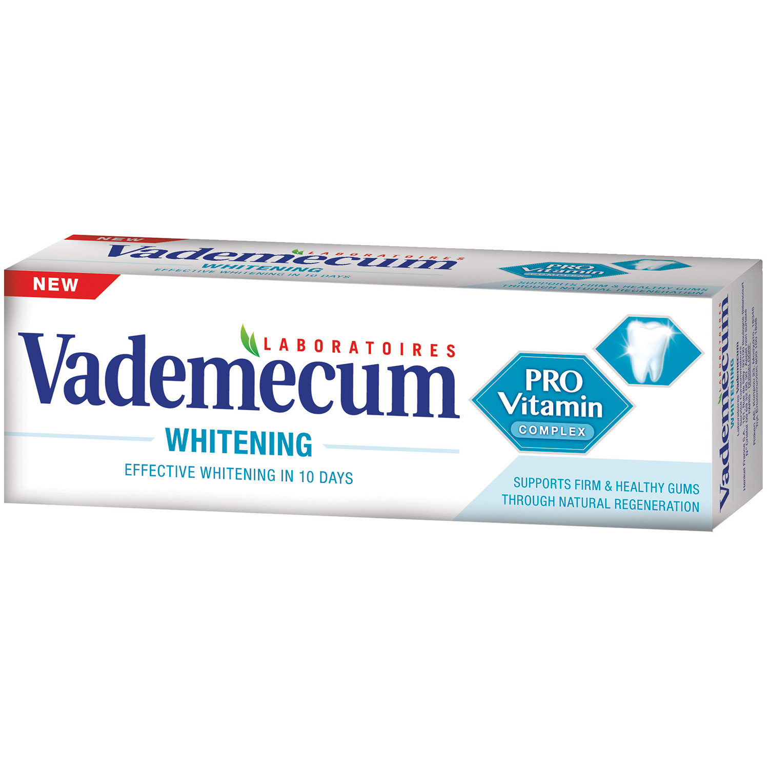 Zahnaufhellung Zahnpasta VADEMECUM Pro Vitamin Complex Whitening 75 ml