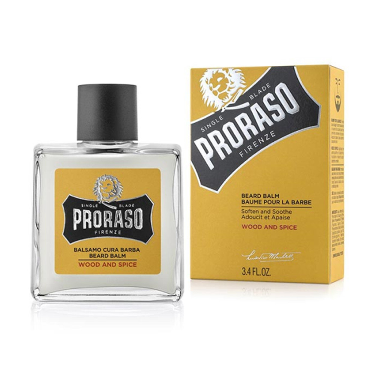 Bartbalsam PRORASO Wood & Spice 100 ml.
