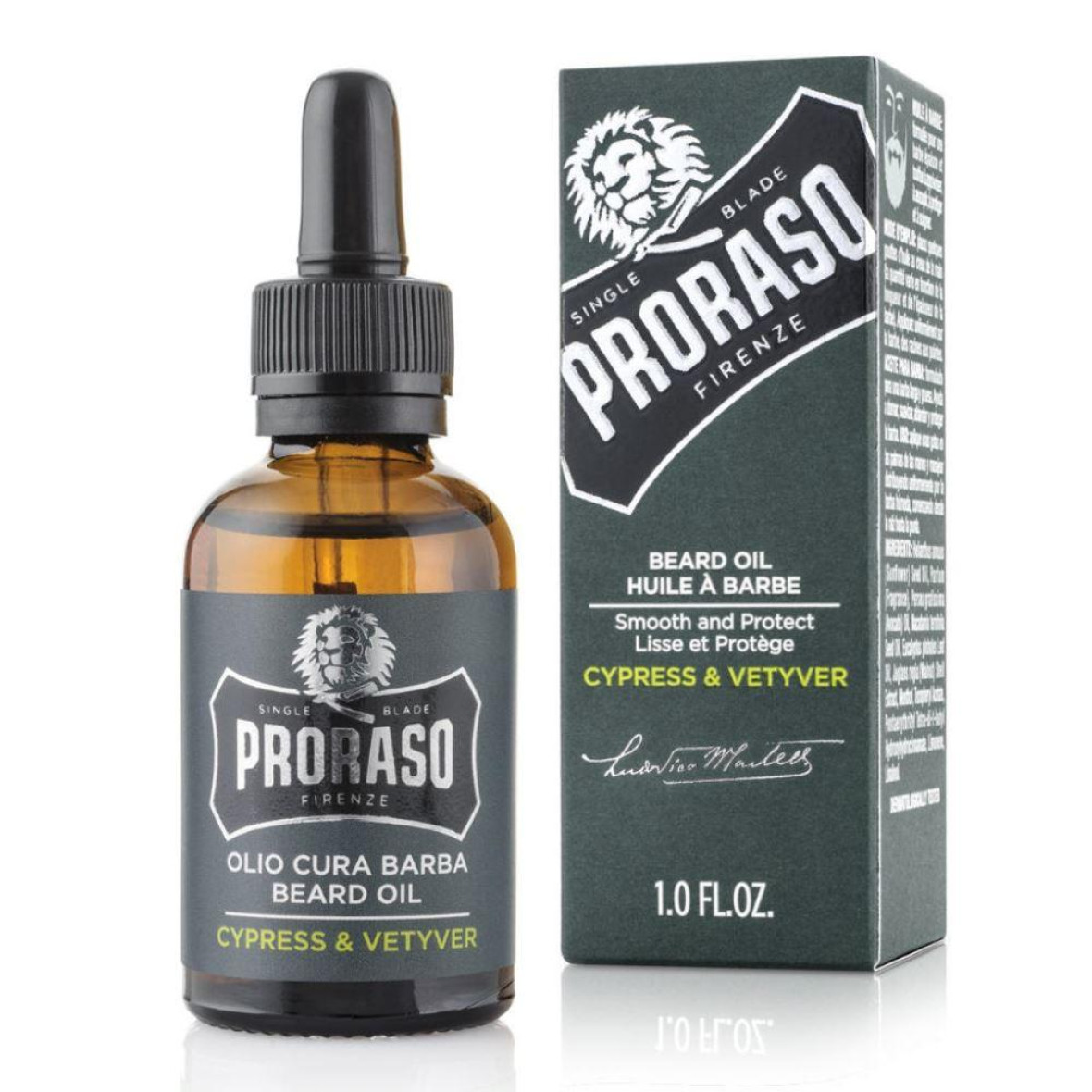 Bartöl PRORASO Cypress & Vetiver Beard Oil 30 ml