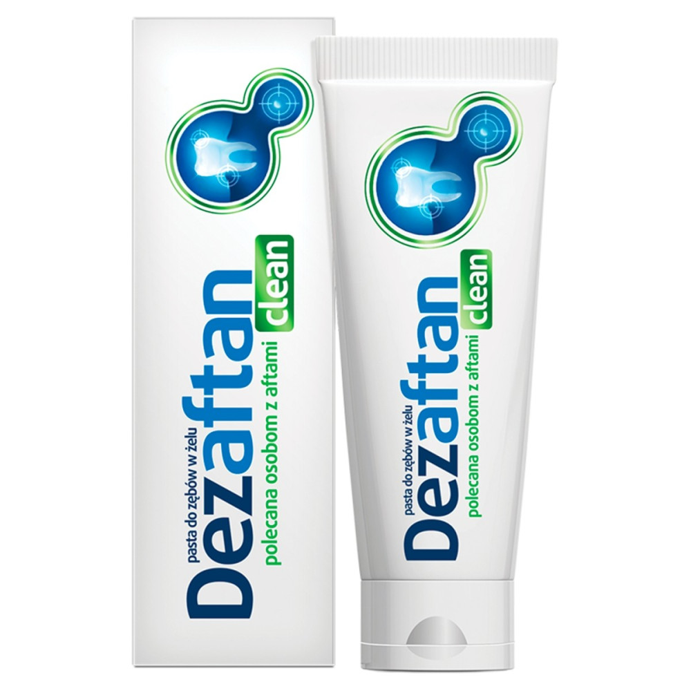 Zahnpasta Gel für After und empfindliche Mundschleimhaut DEZAFTAN Aloe Vera 75 ml