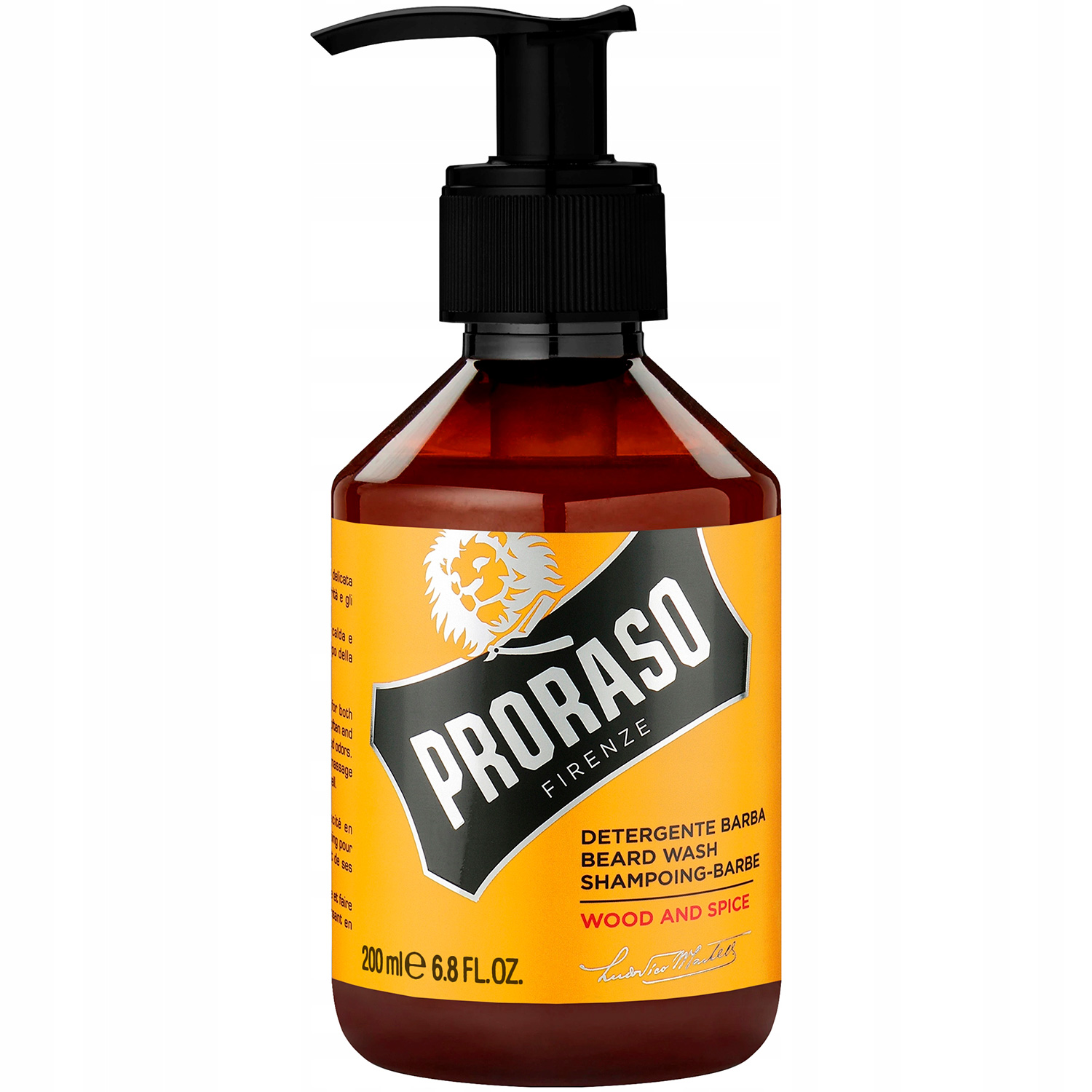 Bartshampoo PRORASO Wood & Spice 200 ml.