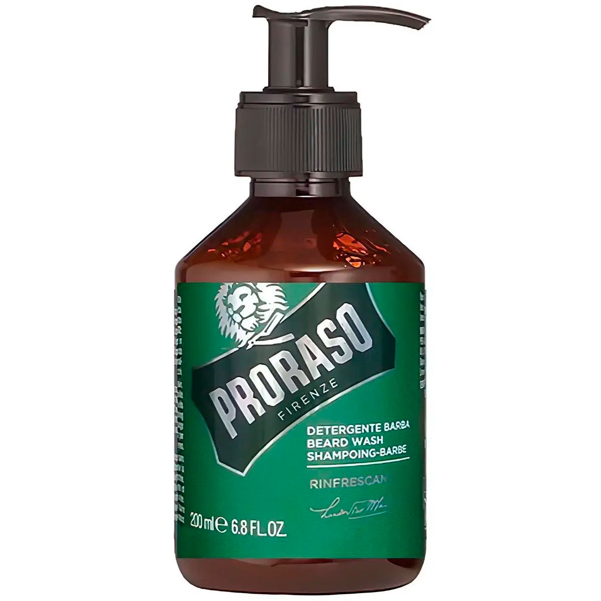 Skægshampoo PRORASO Refreshing (Eucalyptus & Menthol) Beard Wash 200 ml.