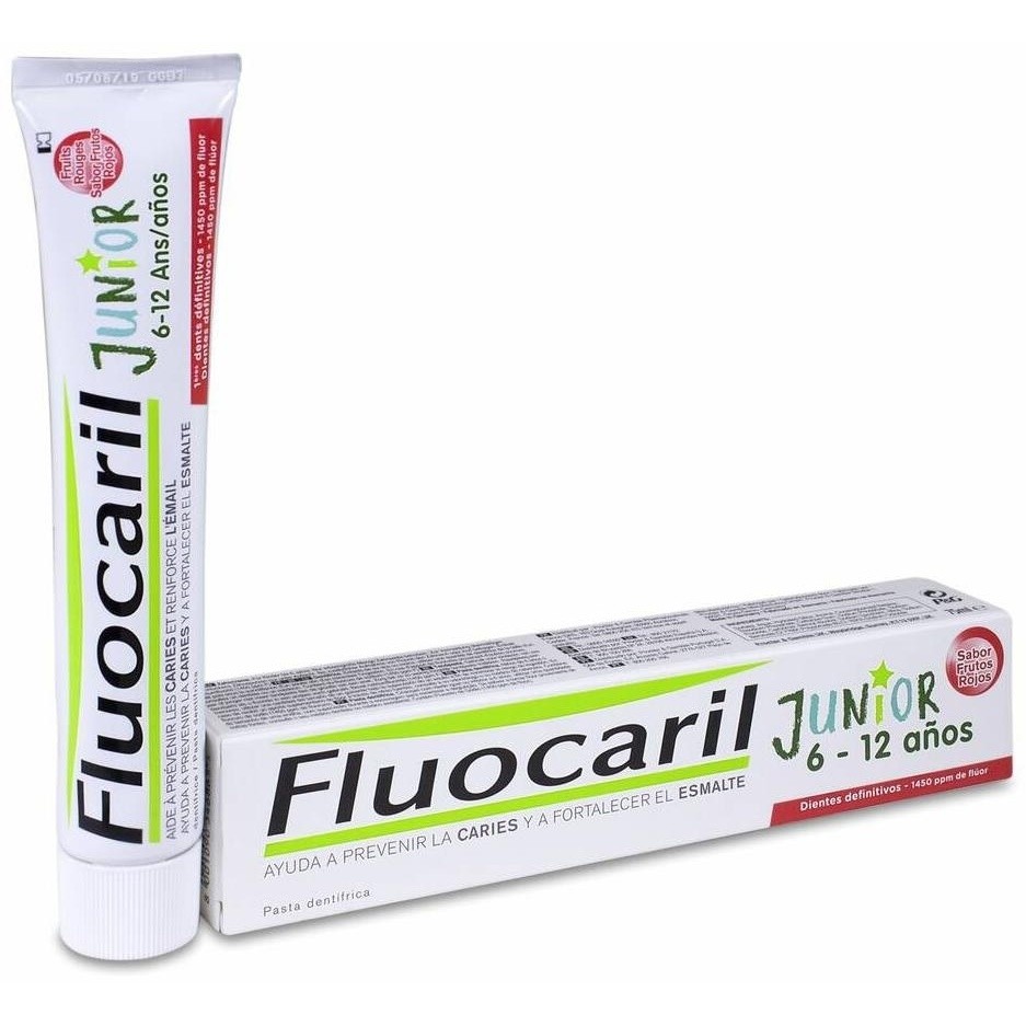 Kinderzahnpasta Gel FLUOCARIL Junior Red Berries 75 ml