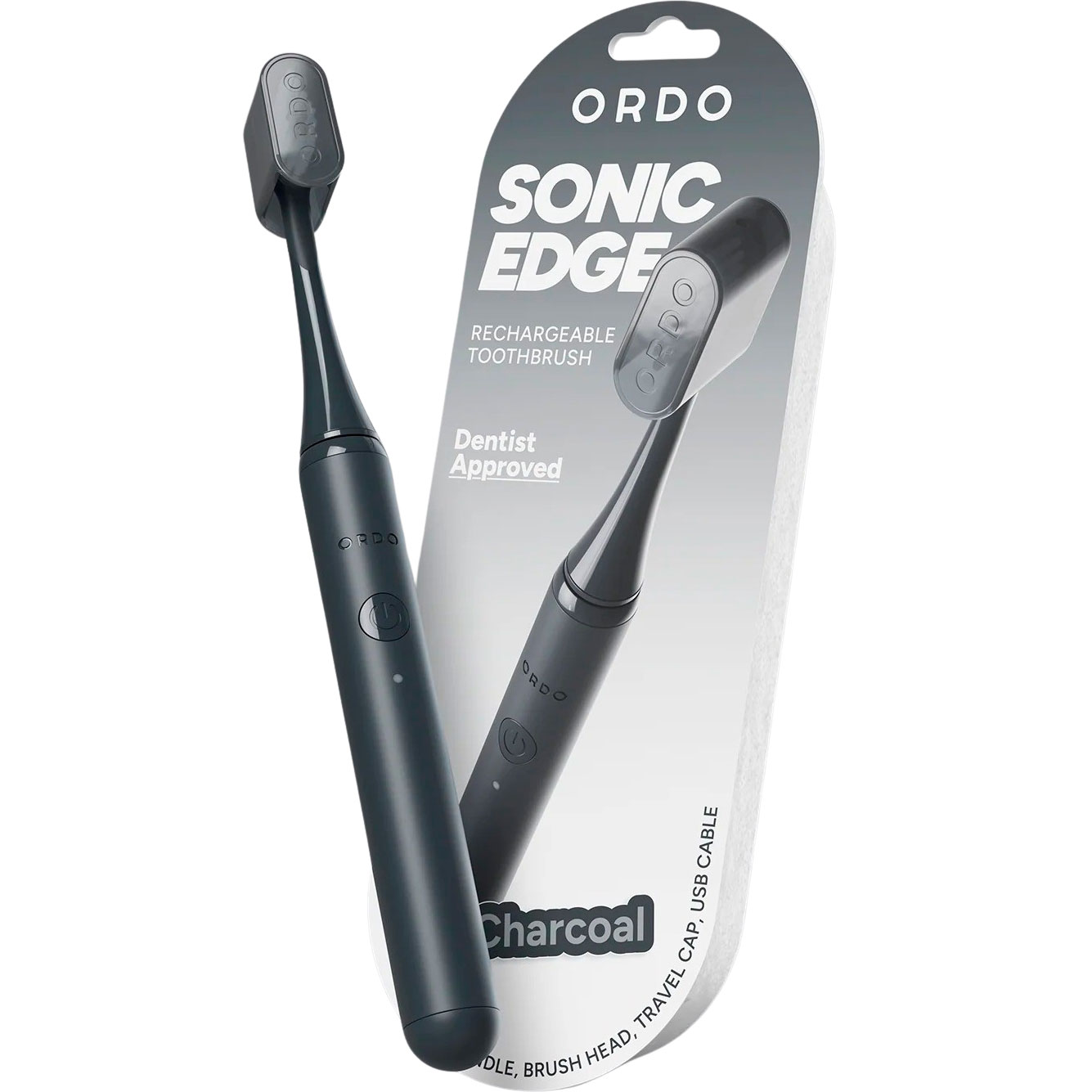 ORDO Sonic Edge Wiederaufladbare Elektrische Zahnbürste Charcoal