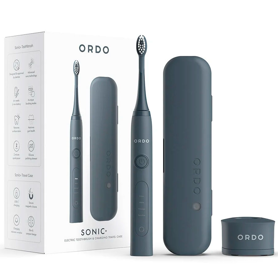ORDO Sonic+ El-tandbørste + Opladningsetui Charcoal Grey