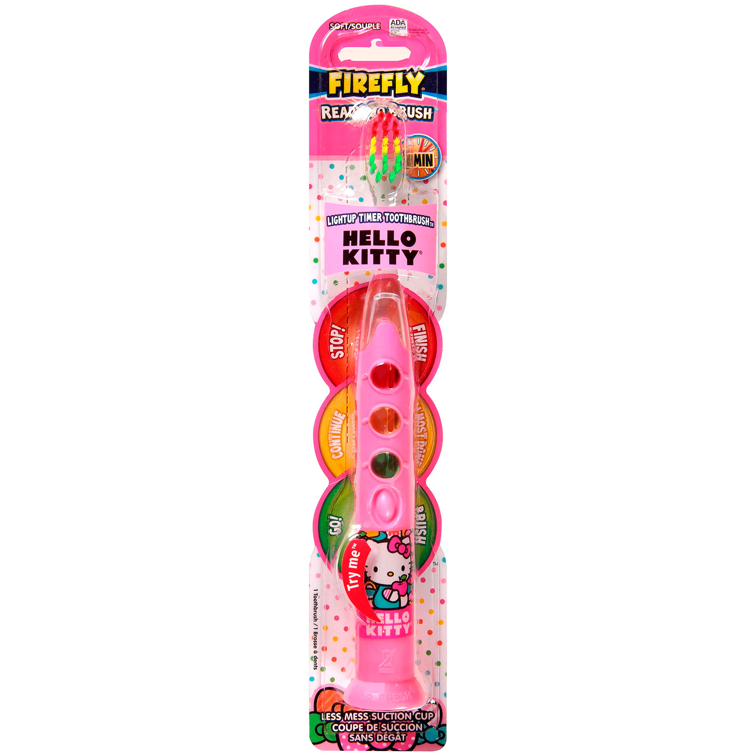 HELLO KITTY Light-Up Timer Kinderzahnbürste - Spaß beim Zähneputzen mit Licht und Farben!
