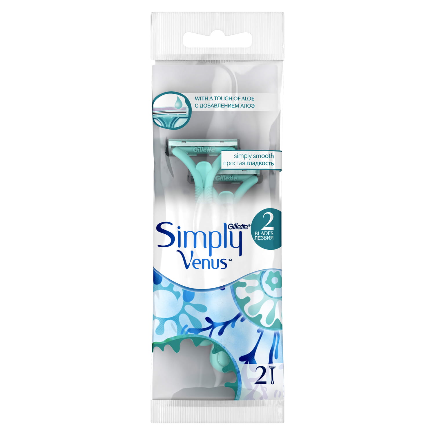 Gillette Einwegrasierer Simply VENUS Moisture Rich 2 Stk.