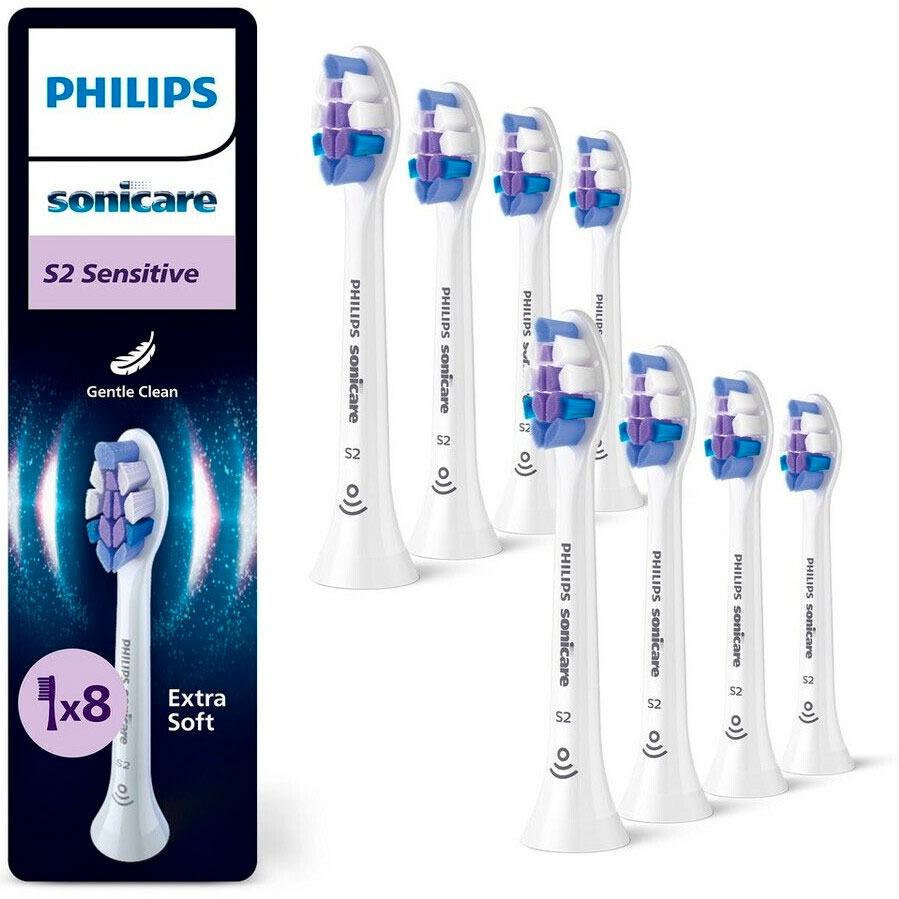 Philips Sonicare S2 Sensitive Børstehoveder 8 stk.