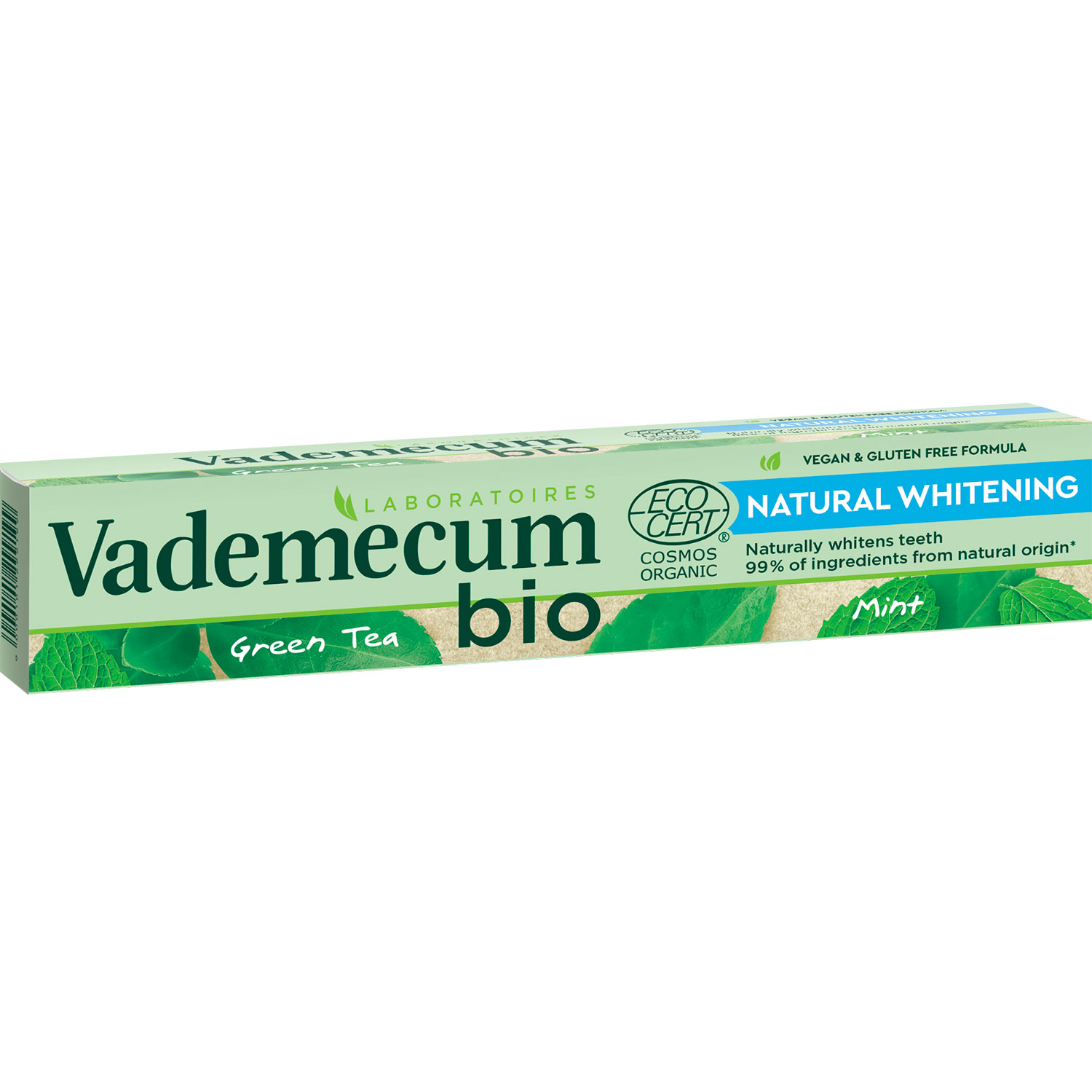 Ökologische Zahnpasta VADEMECUM Bio Natural Whitening 75 ml