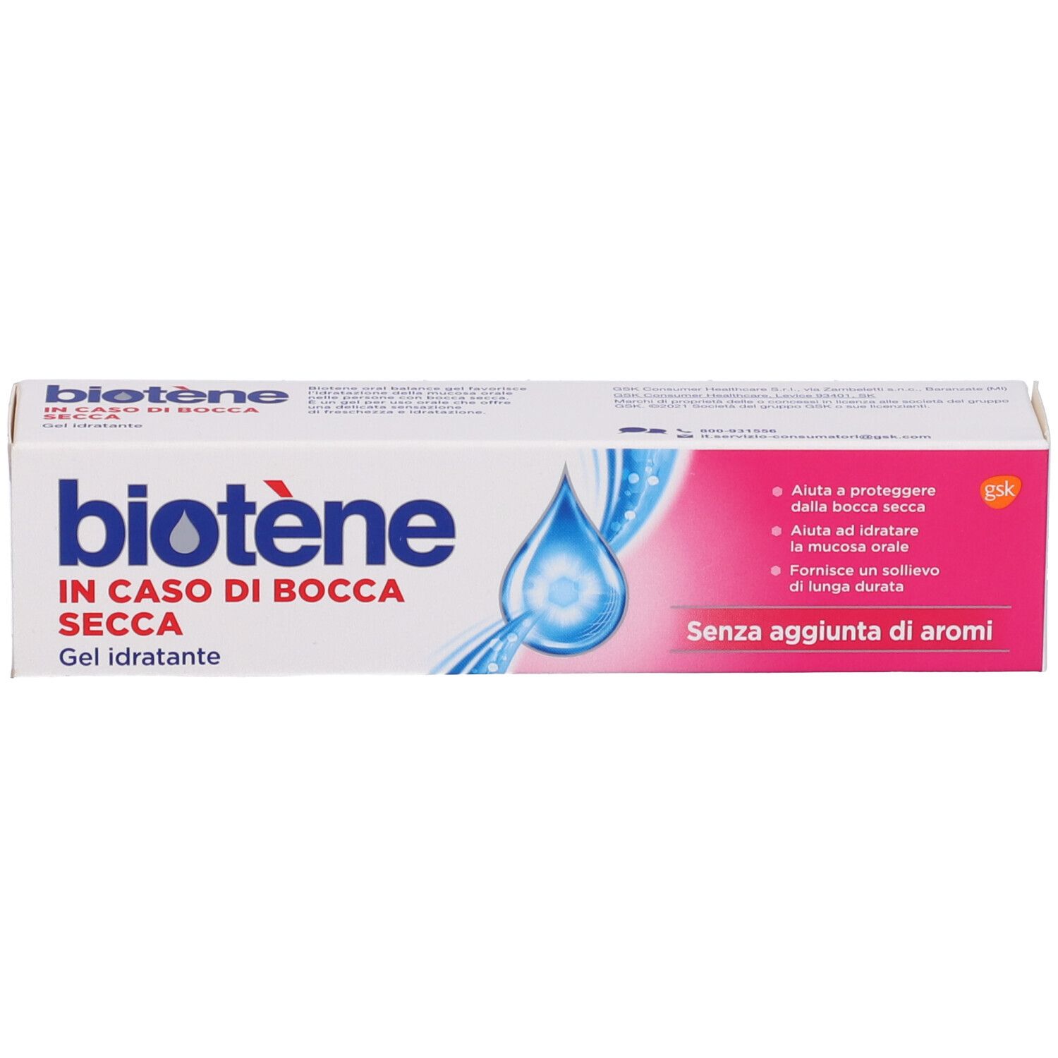 Linderung und Feuchtigkeit für trockenen Mund BIOTÈNE Feuchtigkeitsspendendes Gel gegen Mundtrockenheit 50g