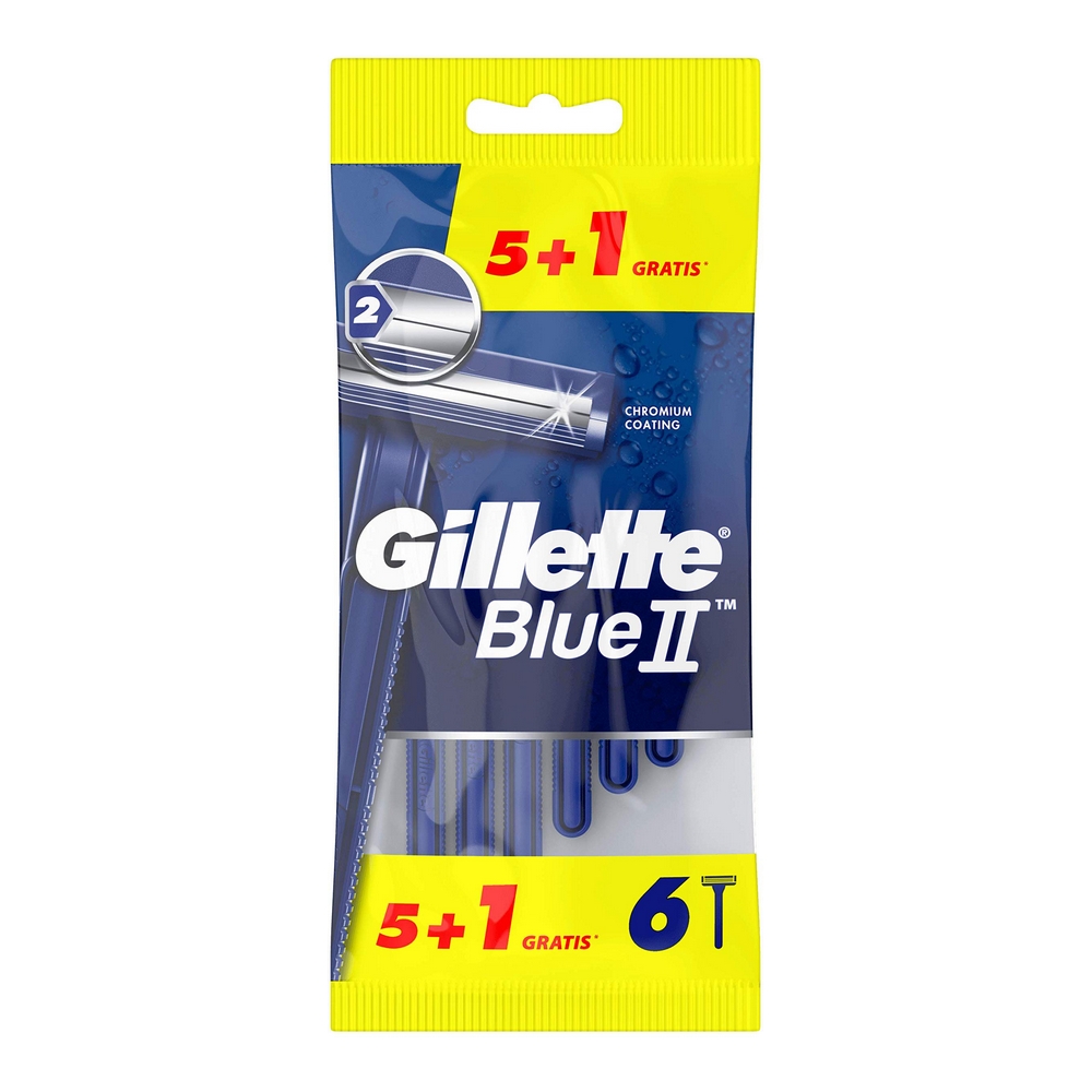 GILLETTE Blue II Platinum Einwegrasierer 6 Stk.