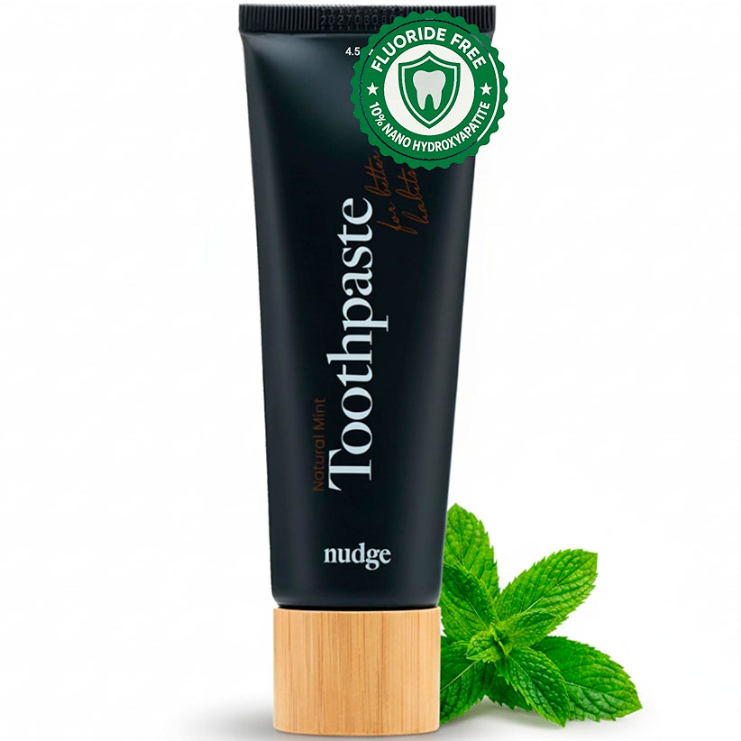 Natürliche Hydroxylapatit Whitening Zahnpasta NUDGE Mint Xylitol 130 ml