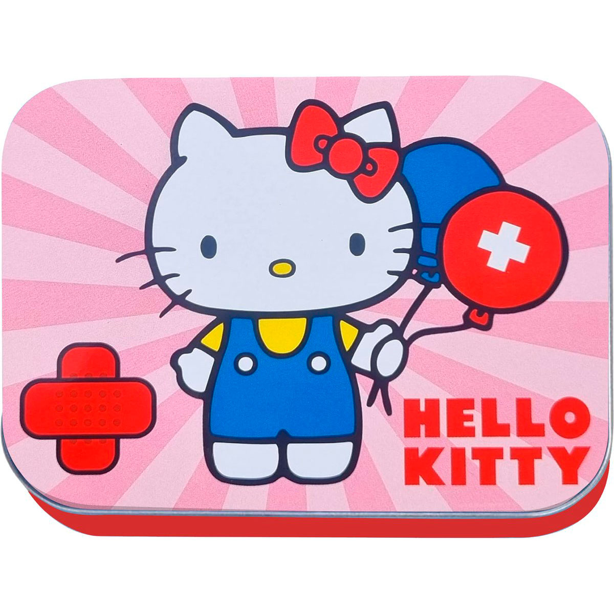 Kinderaufnäher Hello Kitty Metallbox