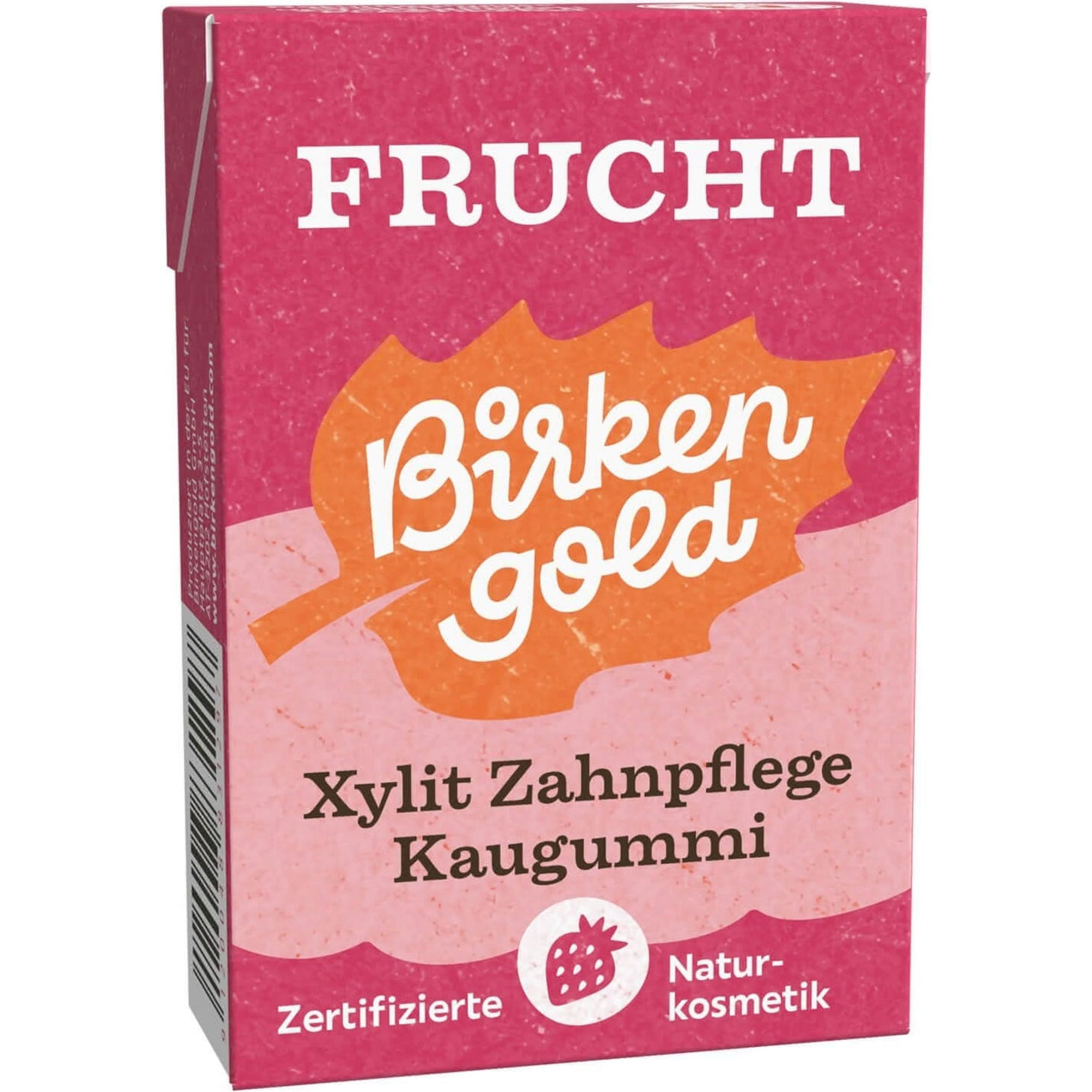 Natürliches Xylit-Kaugummi Birkengold FRUIT Plastikfrei