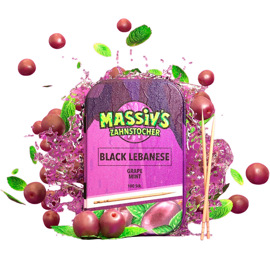 Tandstikker Med Smag WUNDER Massiv ́s Grape Mint 100 stk.