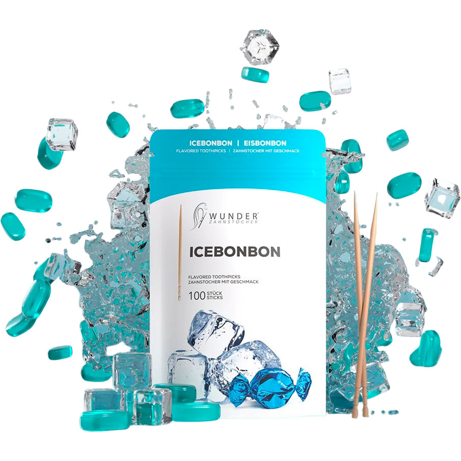 Wunder Toothpicks Flavoured Ice Bonbon Nachfüllpackung