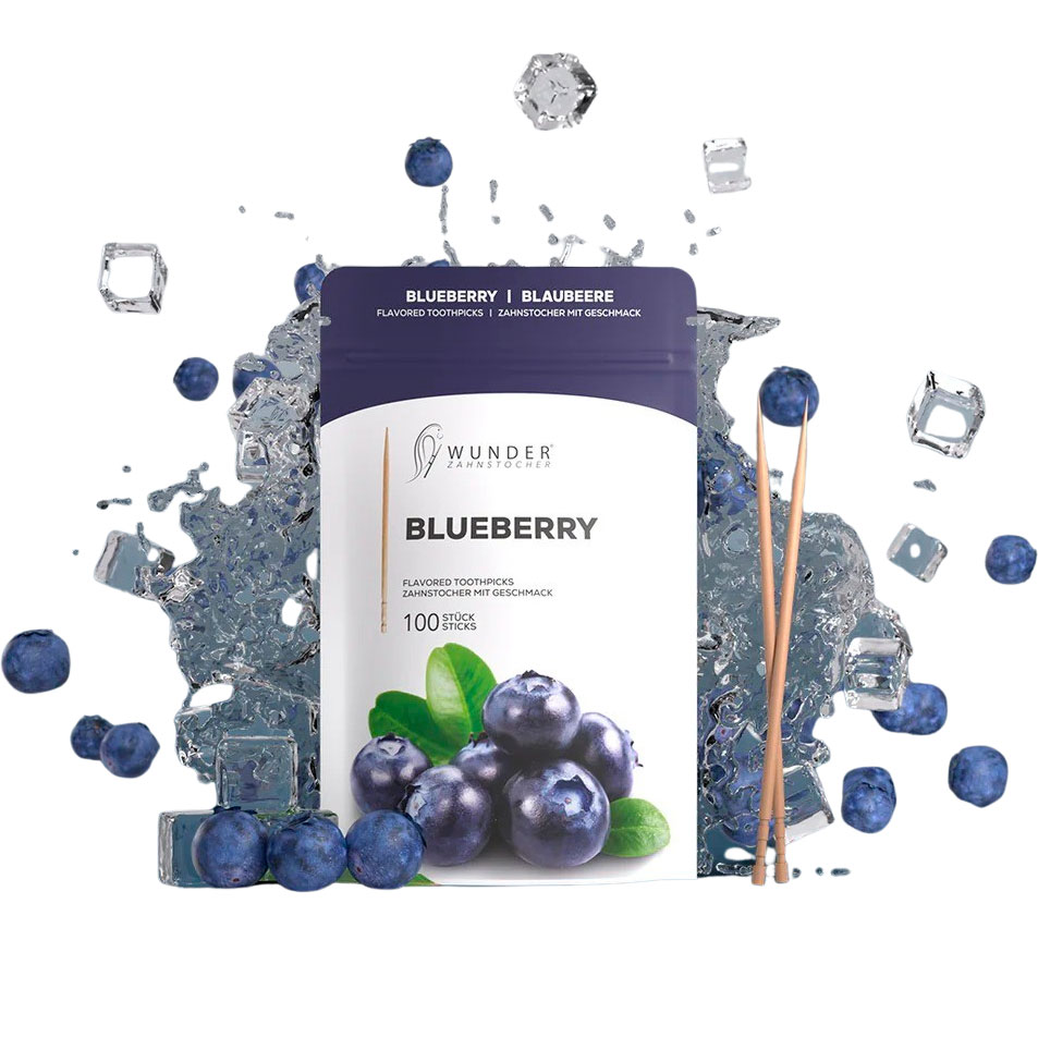 Wunder Zahnstocher Aromatisierte Blaubeer-Nachfüllung