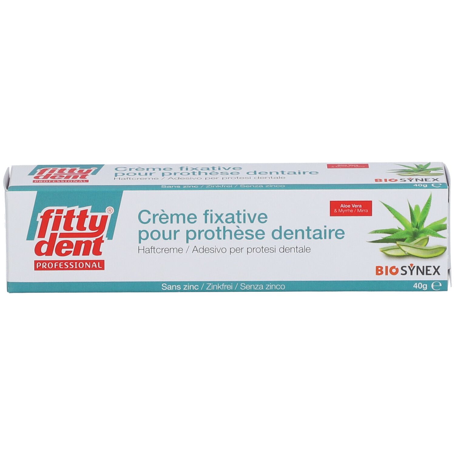 Protesenhaftcreme FITTYDENT Professional Fixative Creme Aloe Vera 40g
