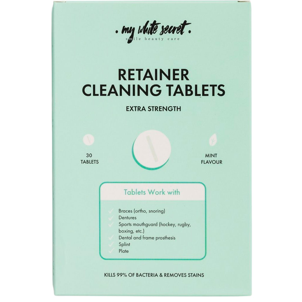 Reinigungstabletten für Zahnspangen & Beißschienen MY WHITE SECRET Retainer Cleaning Tablets 30 Stk.