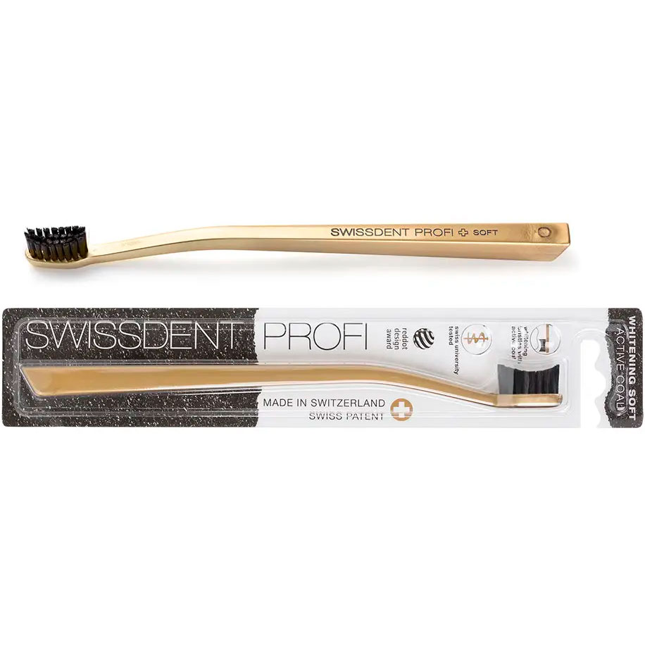 Whitening Zahnbürste SWISSDENT Profi Active Charcoal Edition
