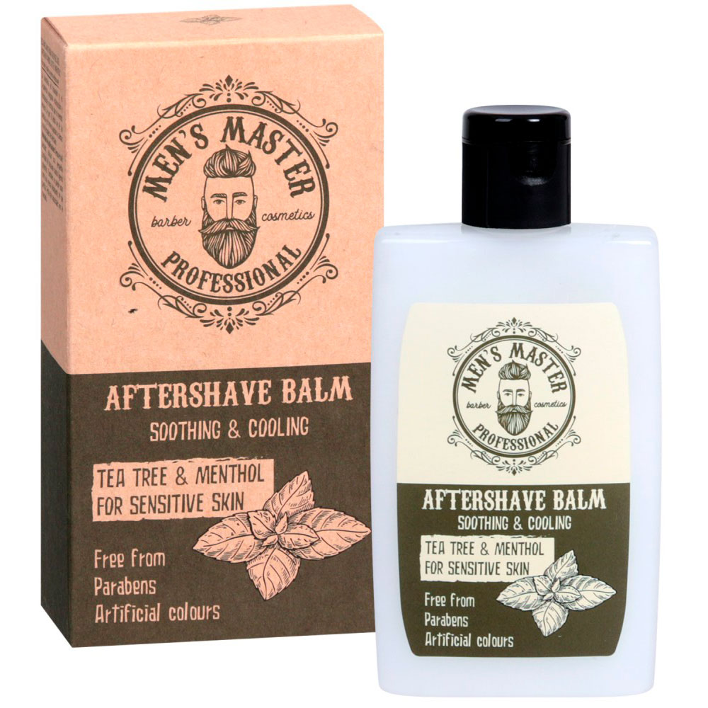 MENS MASTER Professional Aftershave Balm Soothing & Cooling 100 ml.
