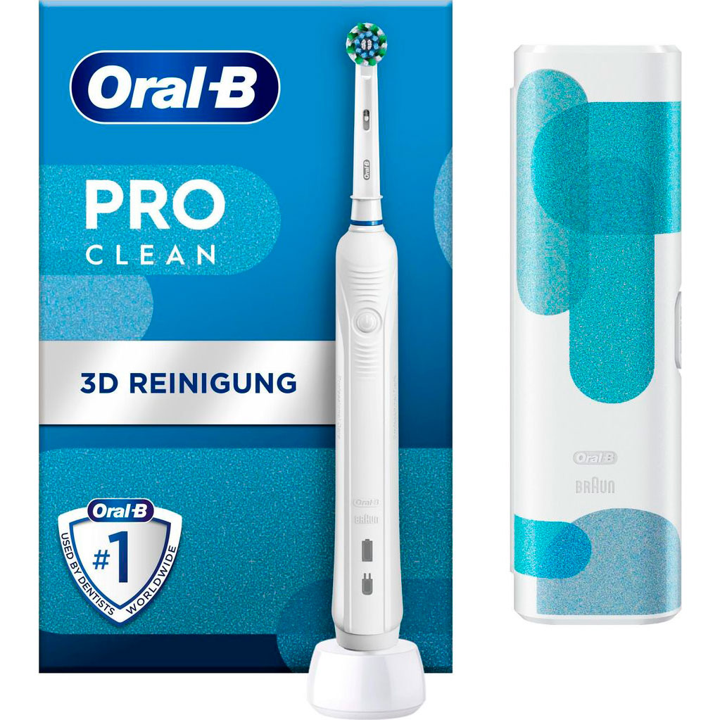 ORAL-B Pro Clean Elektrische Zahnbürste Special Edition mit Reiseetui