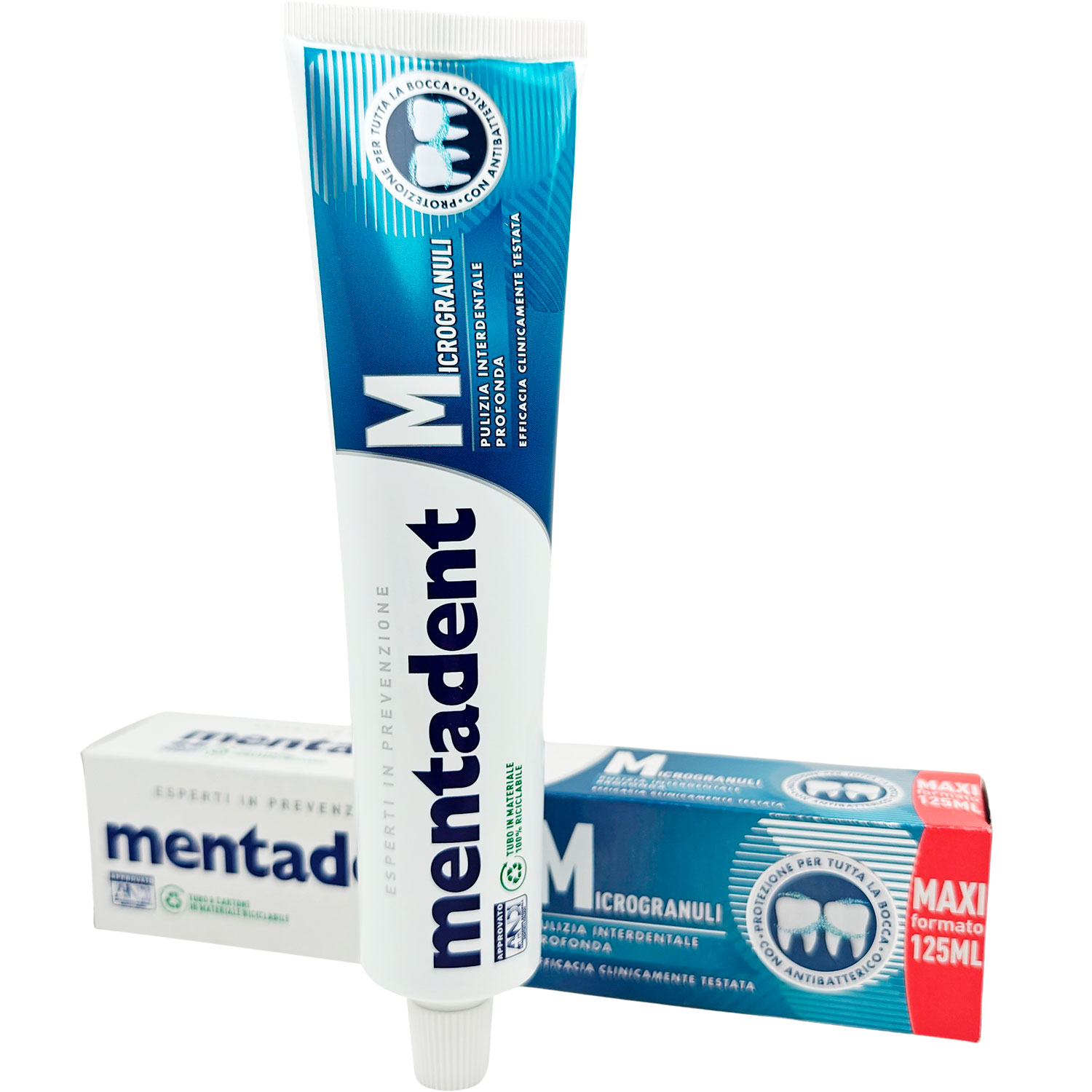 Mentadent Zahnpasta Microgranulate Gentle Formula 125 ml