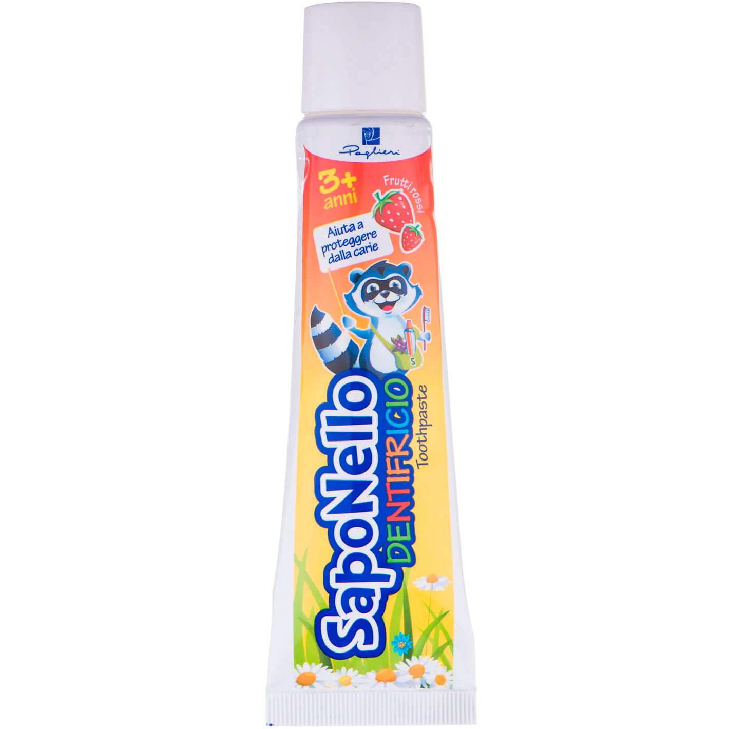 Børnetandpasta SAPONELLO Kids Red Fruits 75 ml.