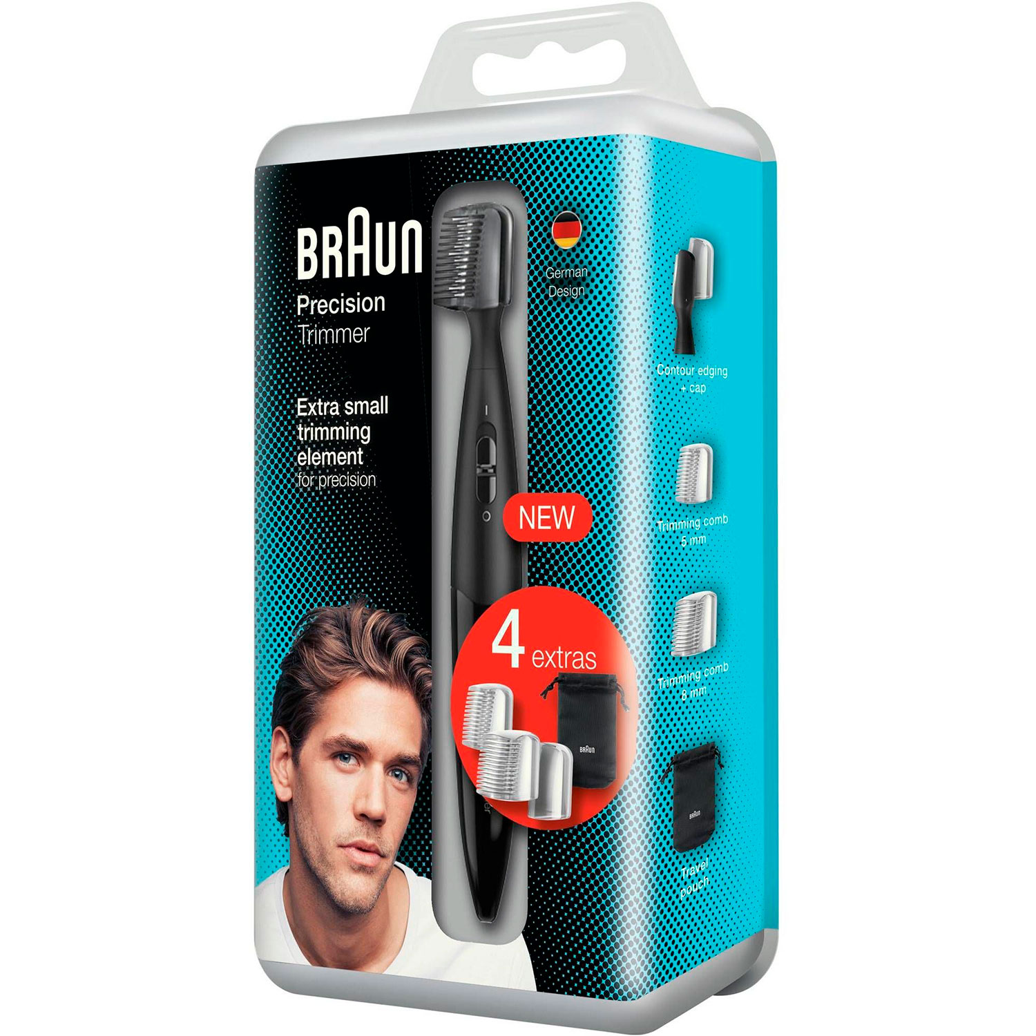 BRAUN Precision Trimmer - perfekt præcision til detaljeret grooming PT1000